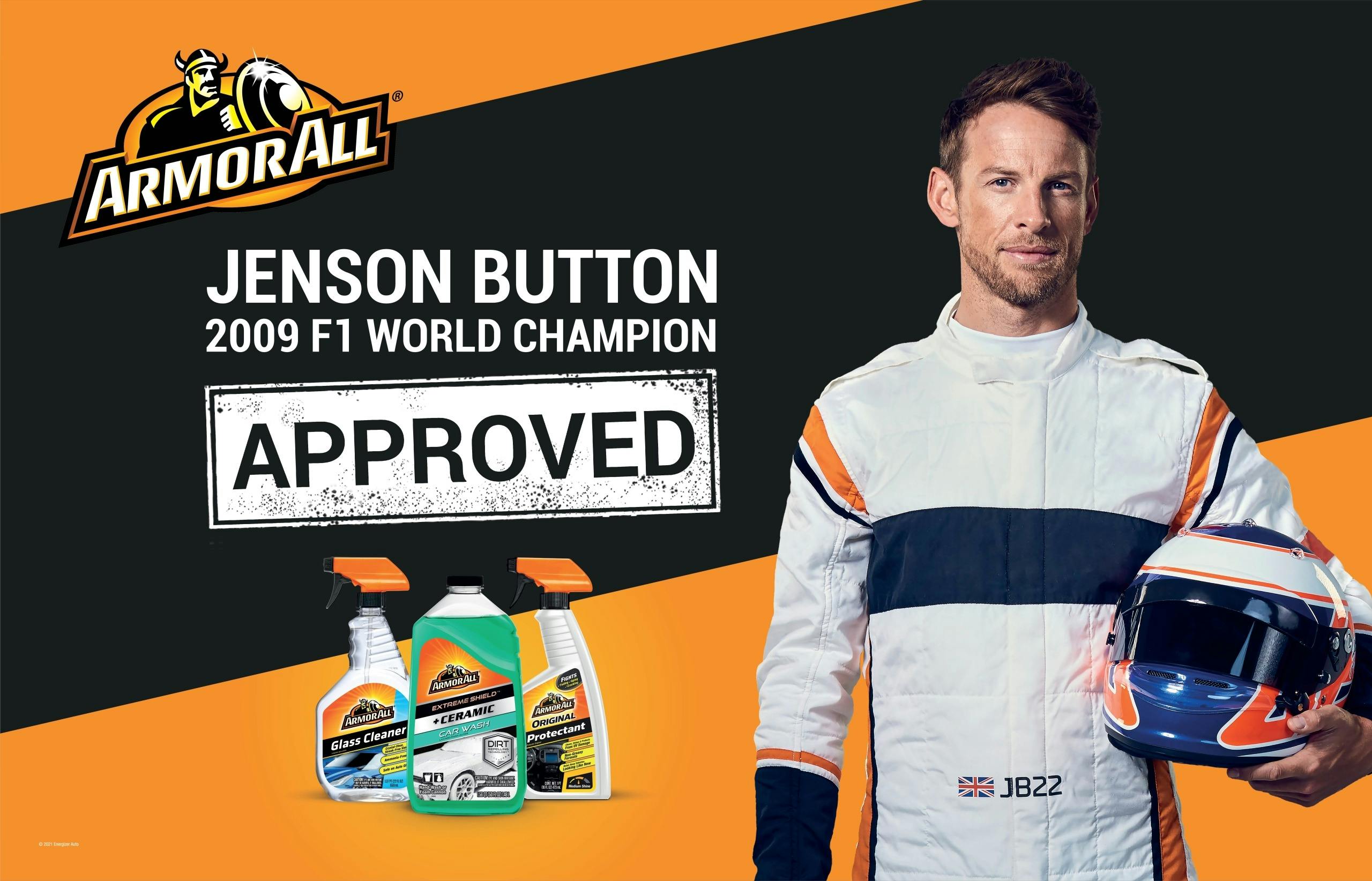 Armor All® Announces Jenson Button As First Global Brand